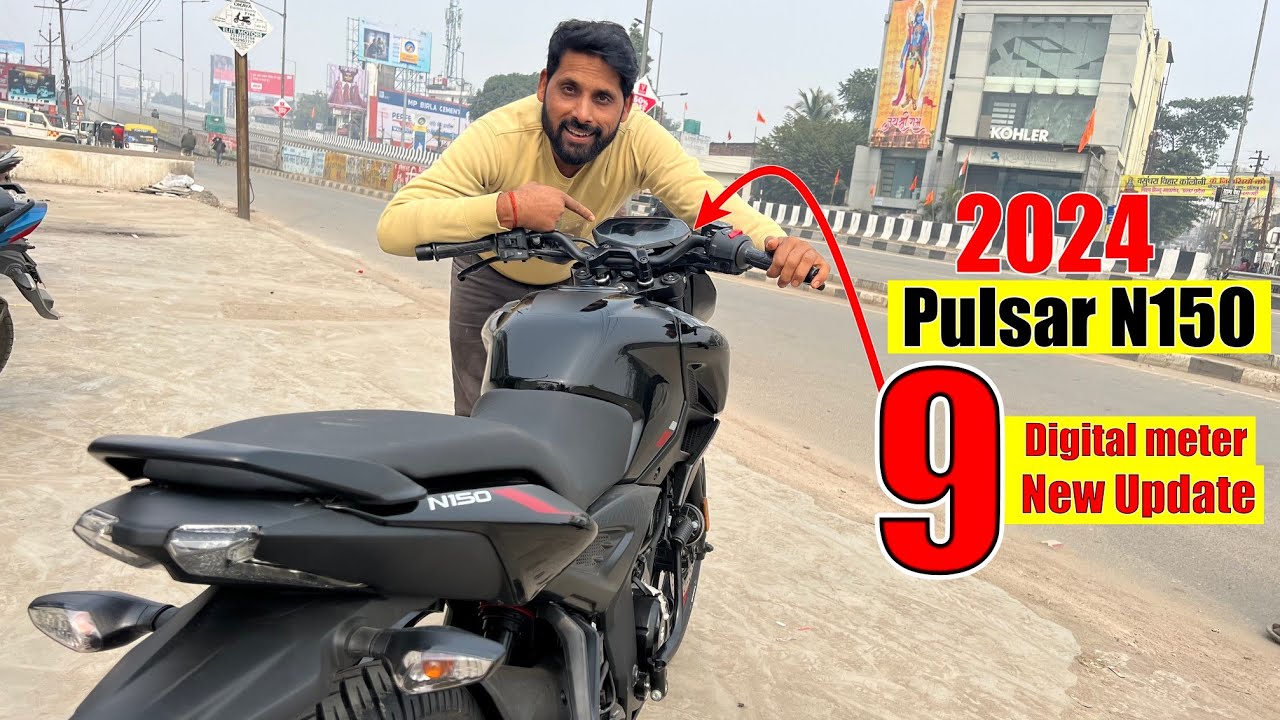New Bajaj Pulsar N150 2024 model Bluetooth Digital Meter Launch Price Mileage Features Full Review