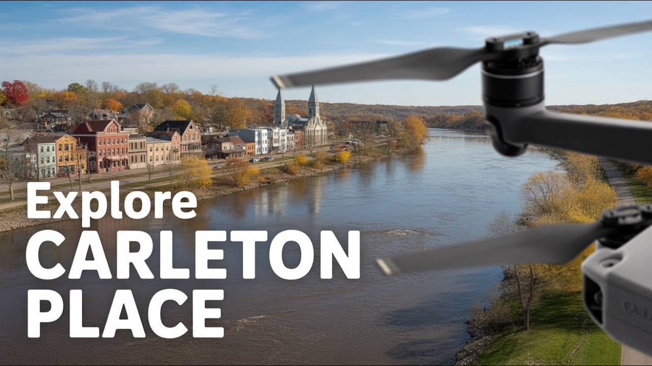 Aerial Photography: The Beauty of Carleton Place #DJI  #Mavic3