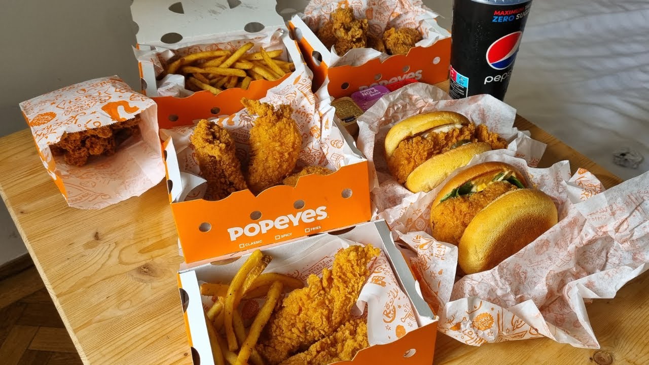 AM MANCAT PENTRU PRIMA OARA LA POPEYES (BUCURESTI)