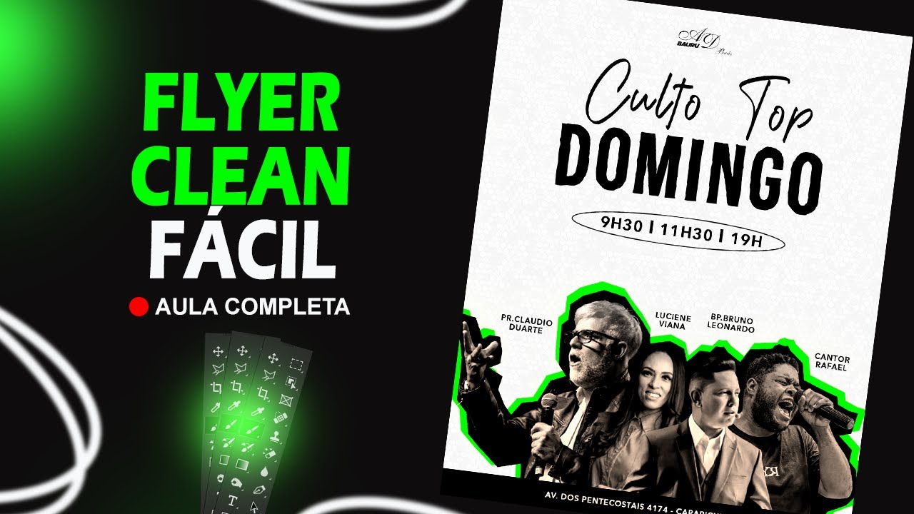 😲👉COMO FAZER FLYER CLEAN FÁCIL NO PHOTOSHOP MESMO SENDO INICIANTE..