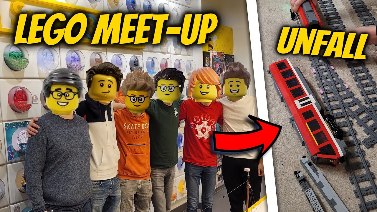 MEGA Lego Zugstrecke und zu SECHST im Lego Store (Lego VLOG)