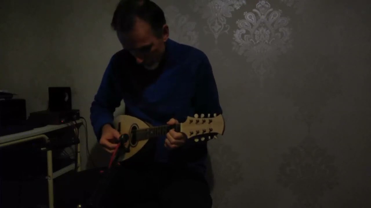 In The White Demo of a New/Upcycled Bowl Back Mandolin