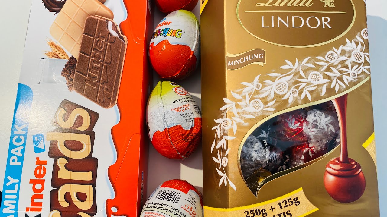 Lindt Chocolate ASMR Unboxing 
