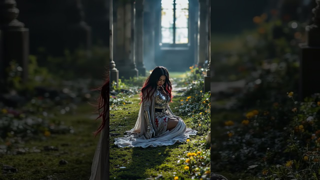 Amidst the ruins, hope is all that's left #fantasyart #aiart #labai