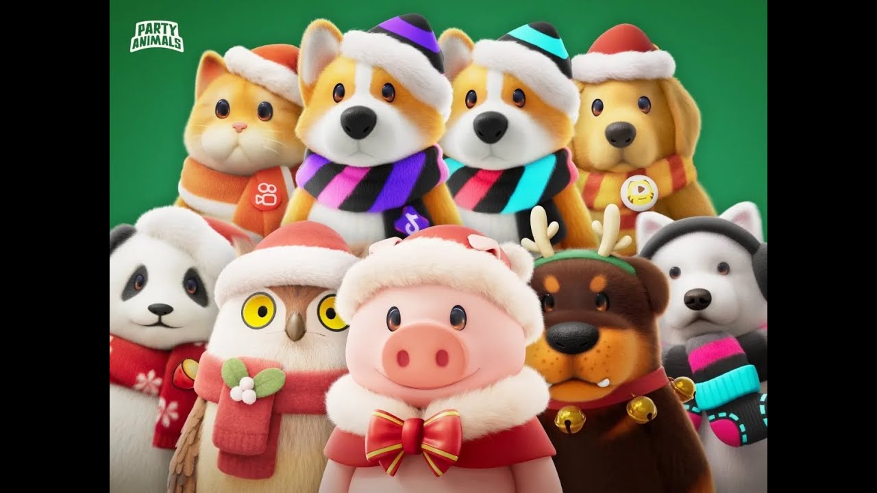 Party Animals Update #108: Lost of Christmas platform skins are in the shop right now!