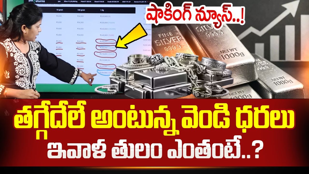 తగ్గేదేలే అంటున్న వెండి ధరలు |Gold Vs Silver |Gold Price in India | Gold Rate 2026 |SumanTV Naveena