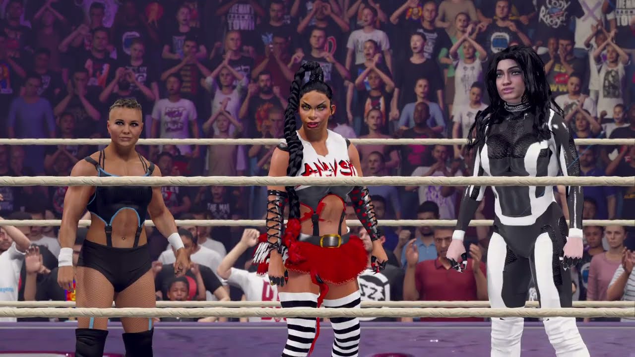 WWE 2K24 BLDSPXLL WRESTLING| Trish & Gloranna take on Team Angvsh ft LUCY RAMBSHATT
