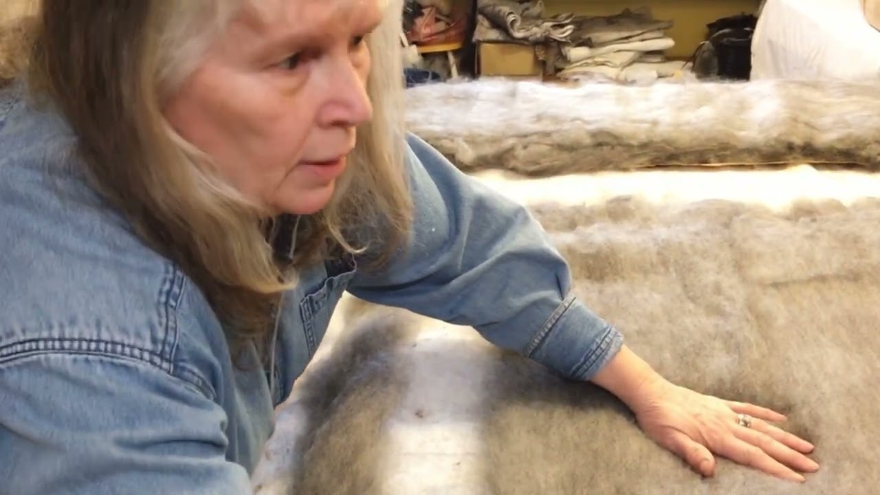 Creating two shawls using a FeltLOOM