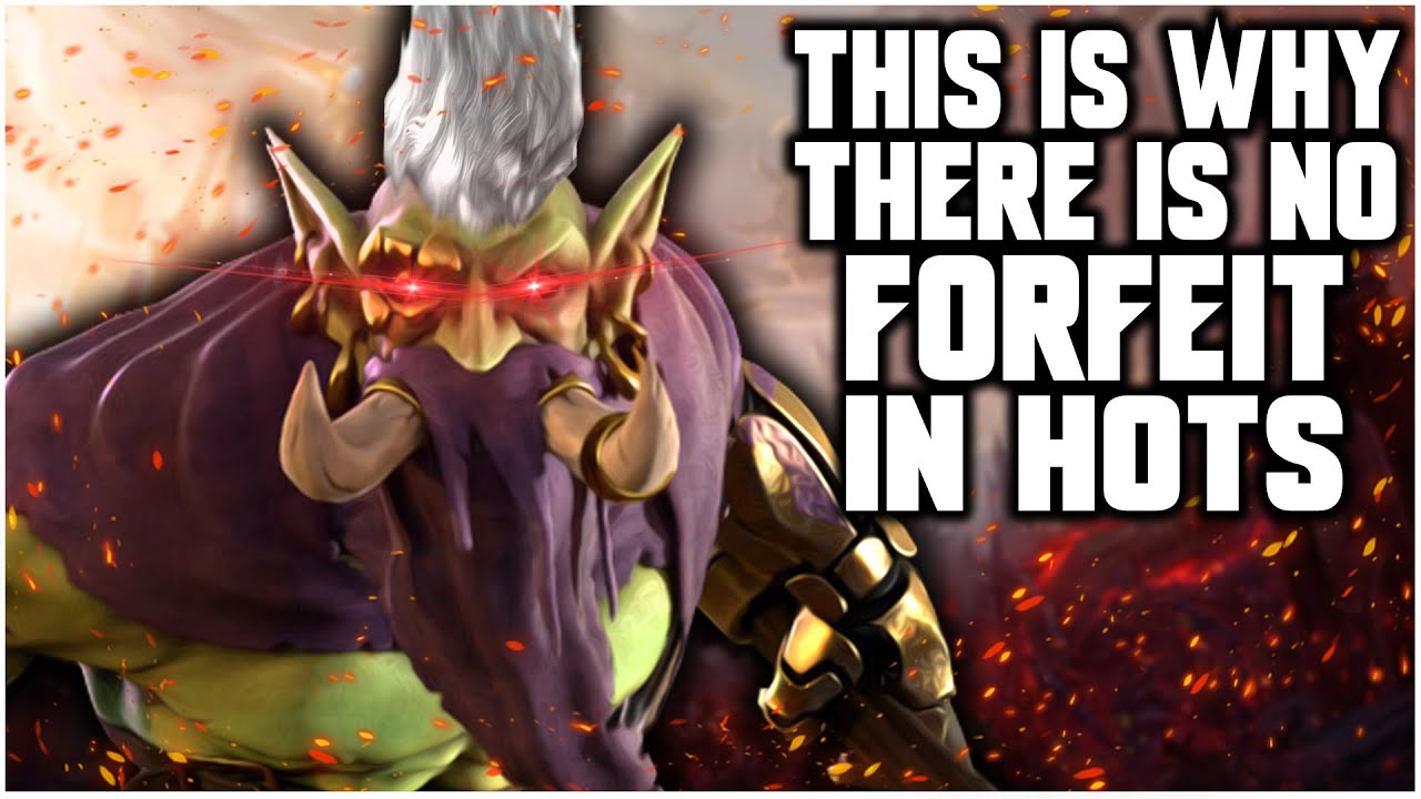 WHY There Is NO FORFEIT In HotS! | Zul'Jin | Grubby