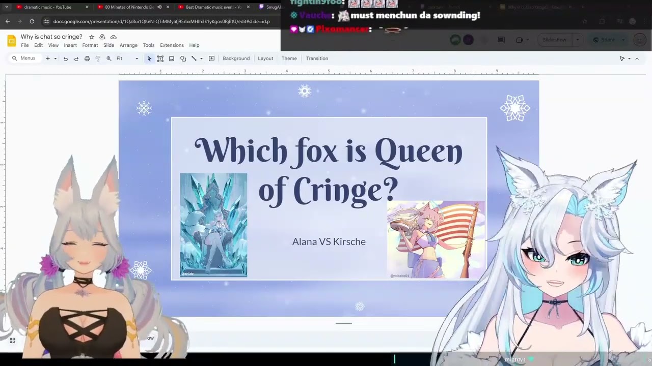 Kirsche introduces herself to SmugAlana viewers