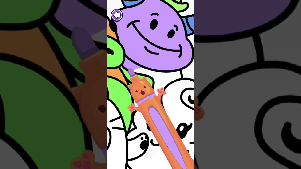 Color Page ASMR Gameplay #colorpageasmr #colorpage #games #puzzle #gaming #love #asmr