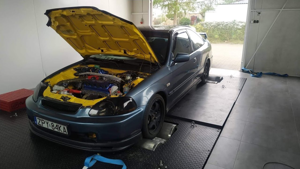 Honda Civic EJ6 + kompresor Eaton M45 by SZO TNT