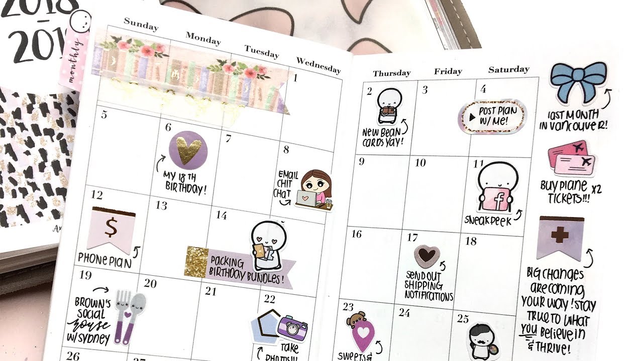 Plan With Me: August Monthly Spread (+ How I manage my time)