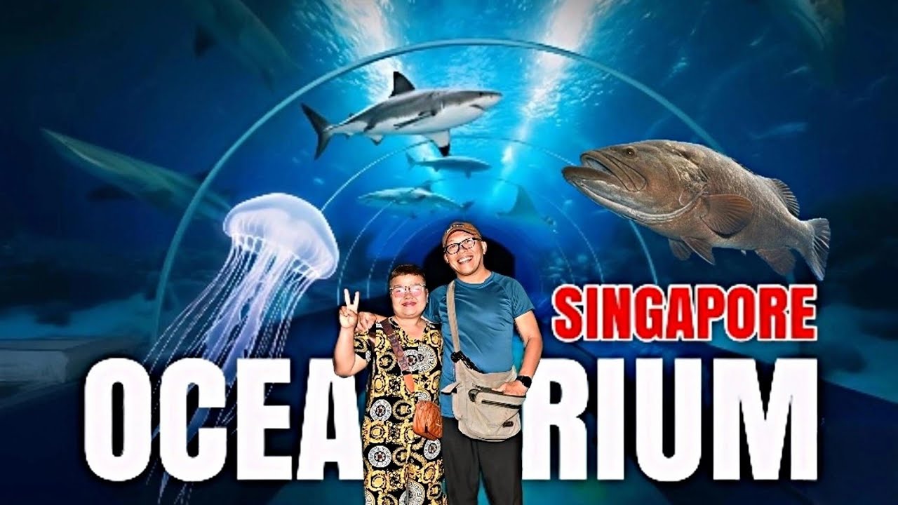 We Visit SINGAPORE OCEANARIUM (Full Walkthrough) - 3X BIGGER New Underwater Universe