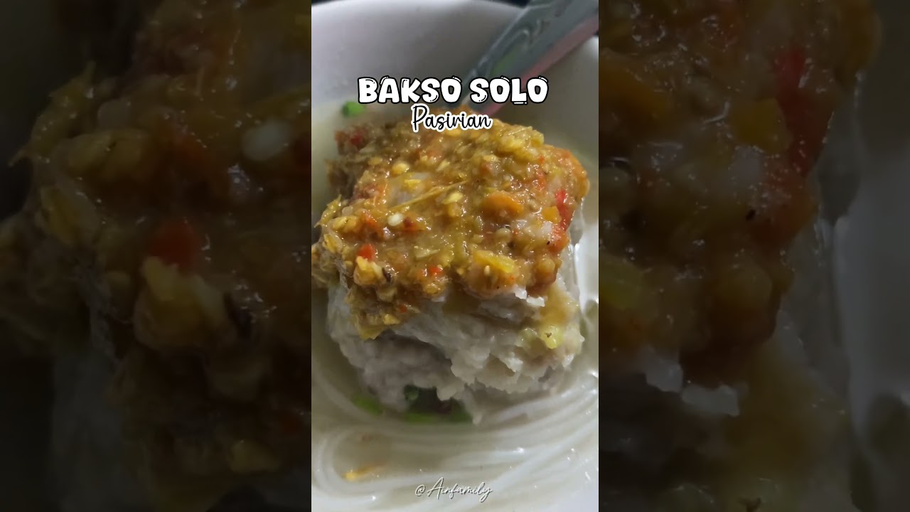 Bakso solo pasirian #bakso #baksosolo #baksoterenak #baksodaging #baksourat