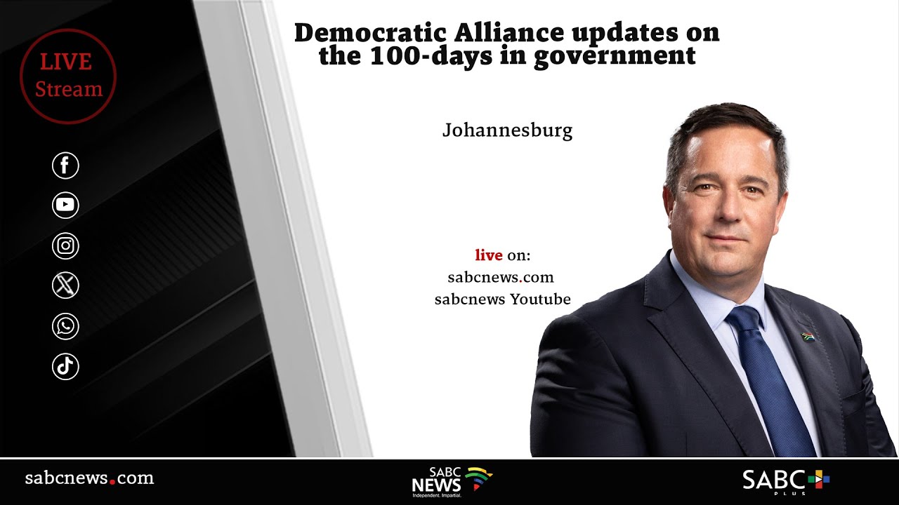 Democratic Alliance updates on the 100 days in government