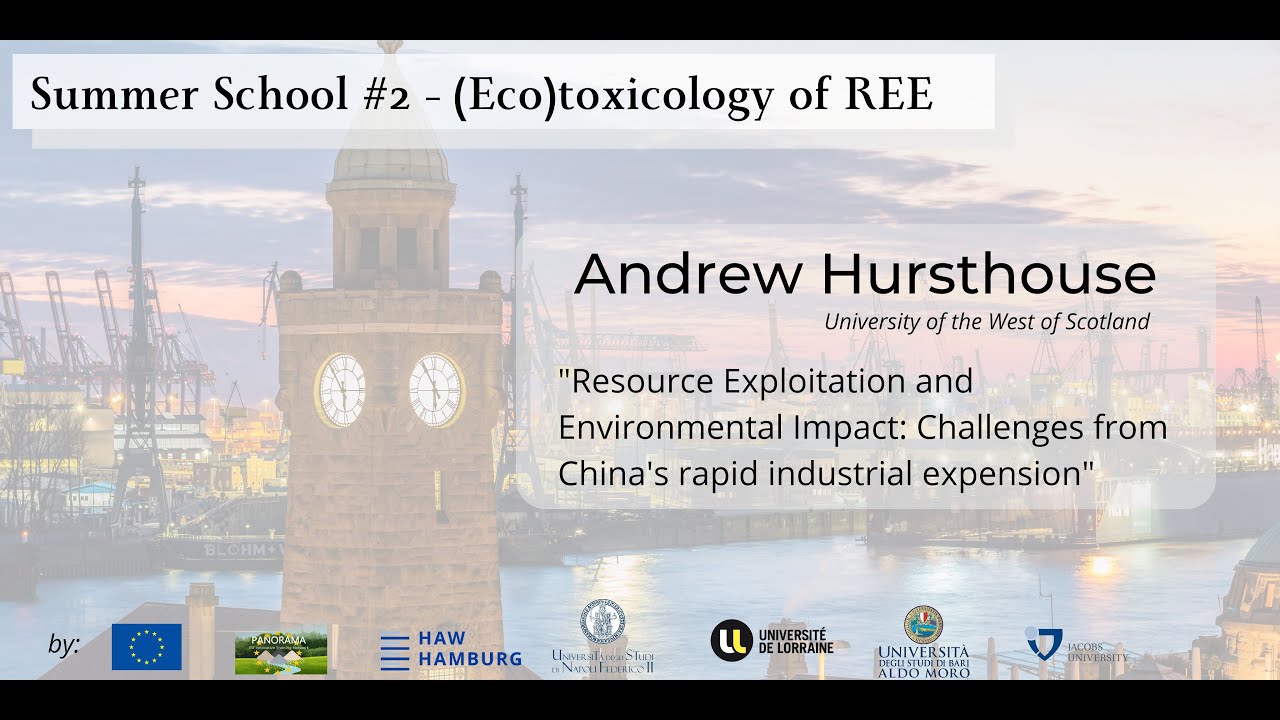 Andrew Hursthouse - Resource Exploitation and Environmental Impact