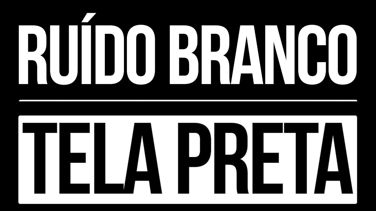 🔴 RUIDO BRANCO ⚪ TELA PRETA ⬛ Relaxamento Sono Estudando Zumbido Meditacao, 10 horas, Cólica Do Bebê