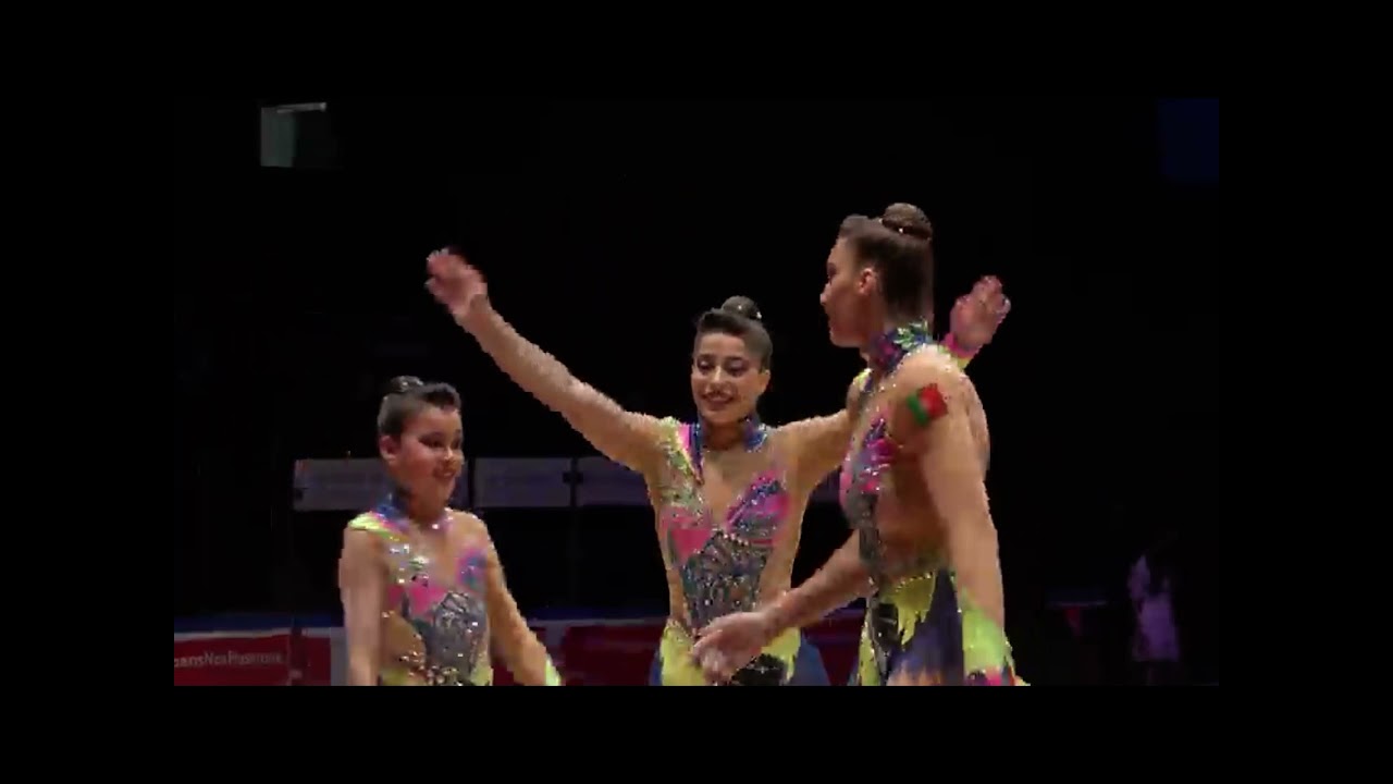 Acrobatic Gymnastics World Championship 2021 - POR Yas Rodrigues, Mónic Lima, Sof Gaspar DYN