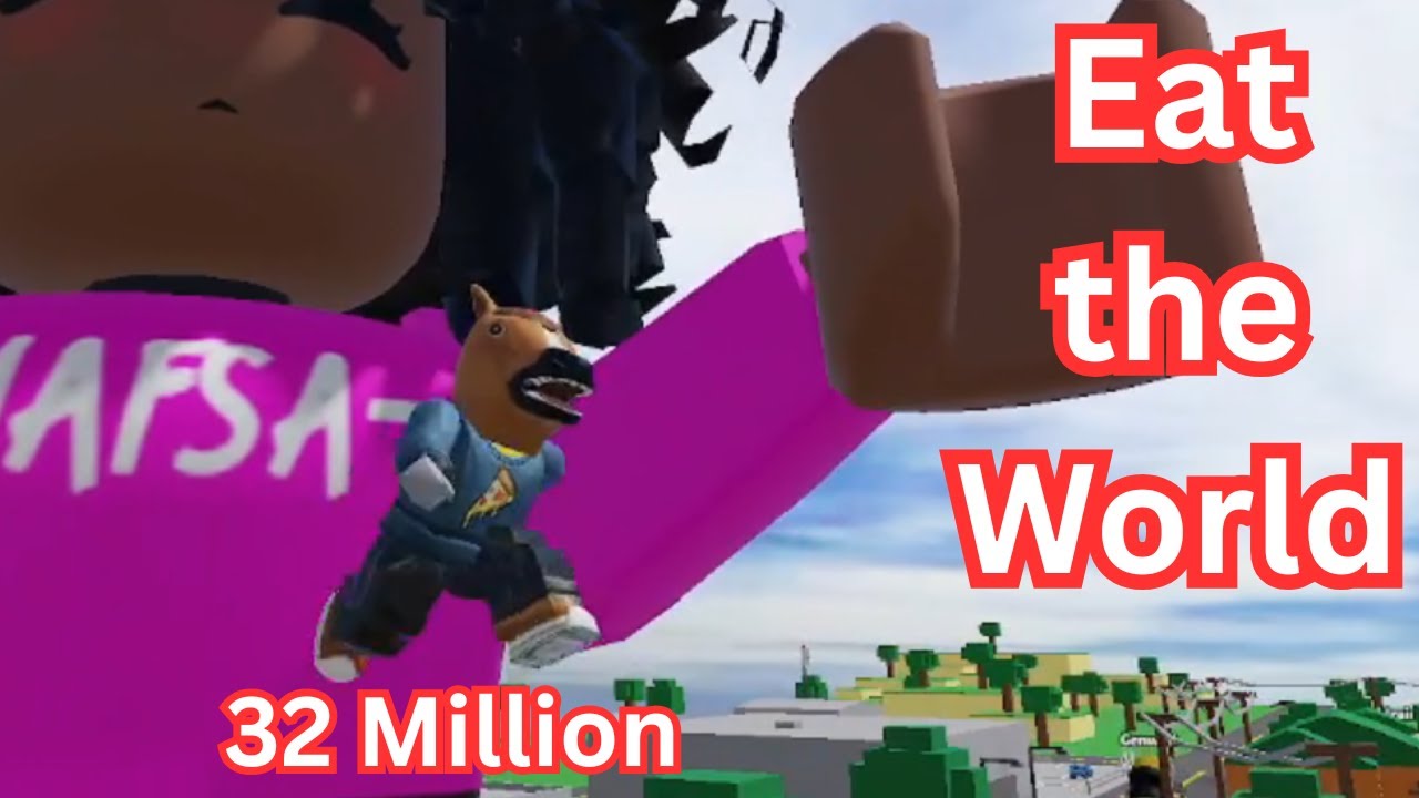 Reaching 32 Million in Eat the World #roblox #eattheworld
