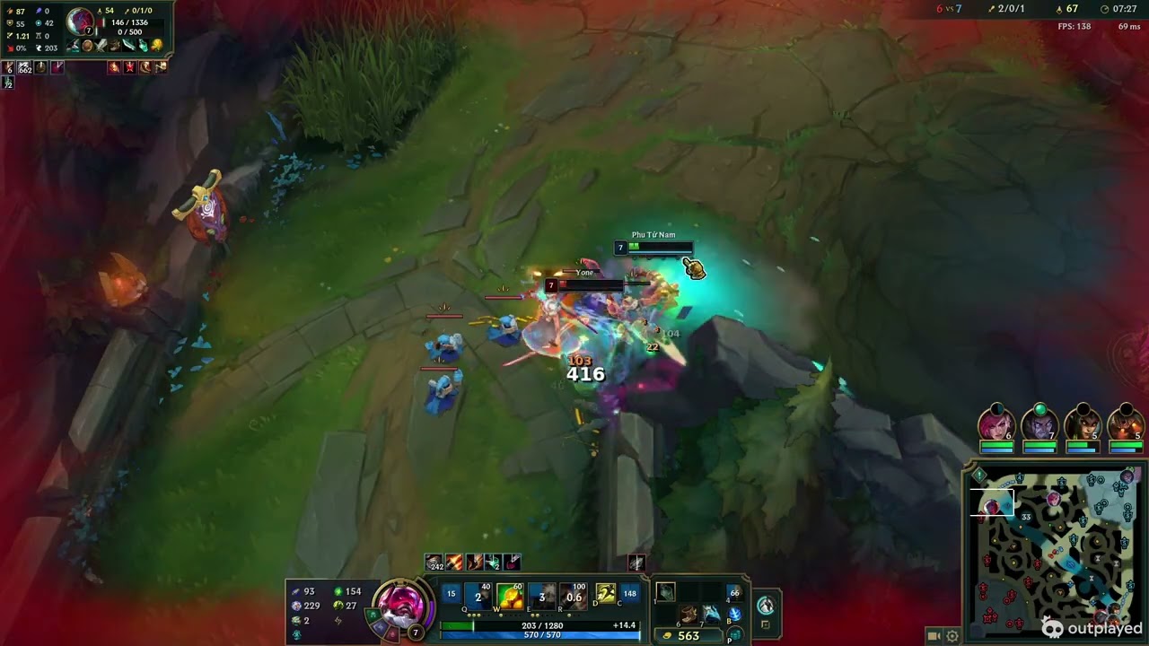 gangplank vs yone rank hàn cái tôi cao và cái kết