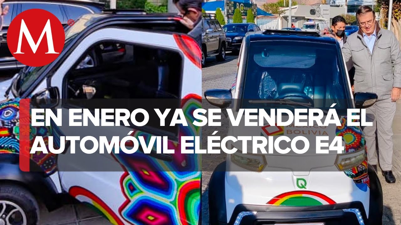 Conoce el E4, automóvil eléctrico manejado por Marcelo Ebrard y Evo Morales
