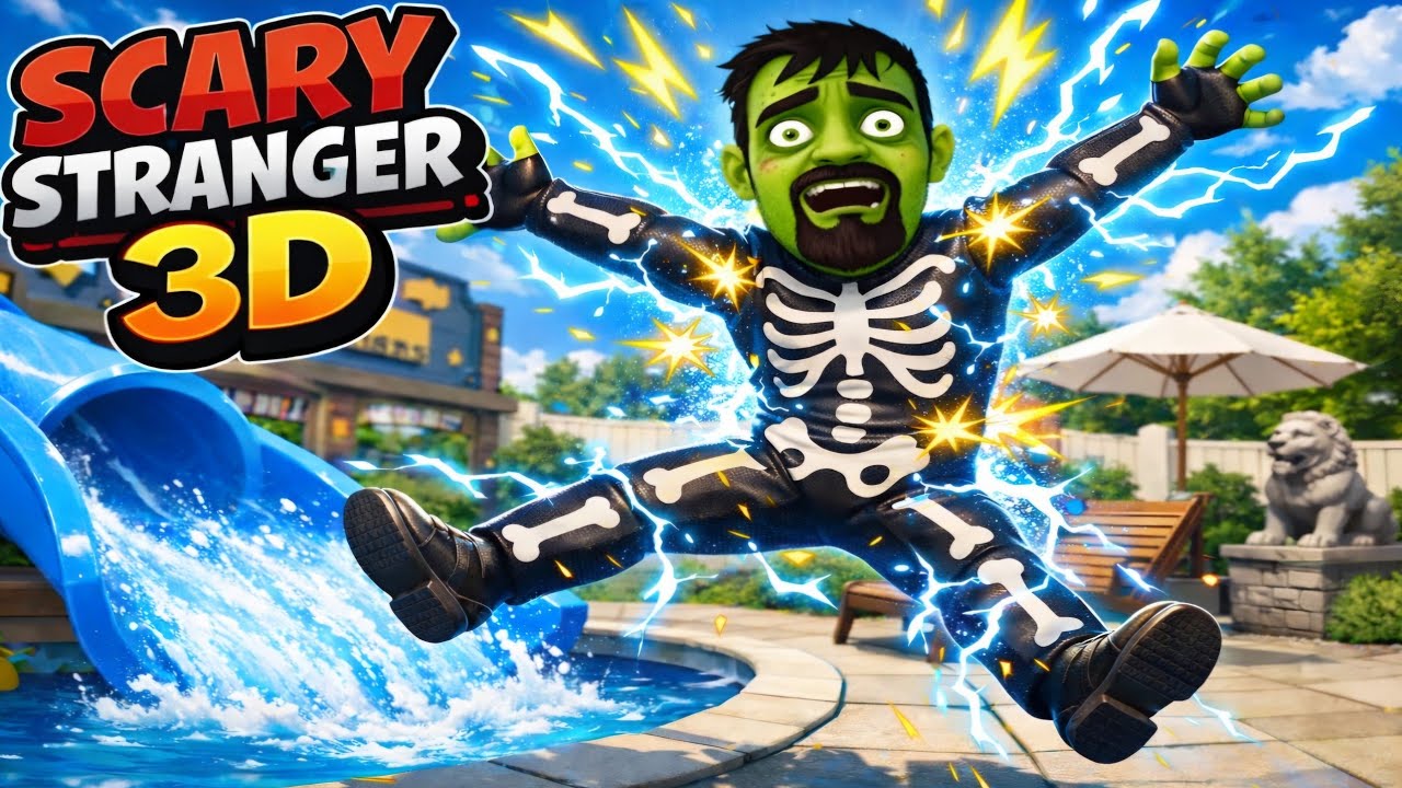 BOMBASTIC LANDING PRANK IN SCARY STRANGER 3D⚡