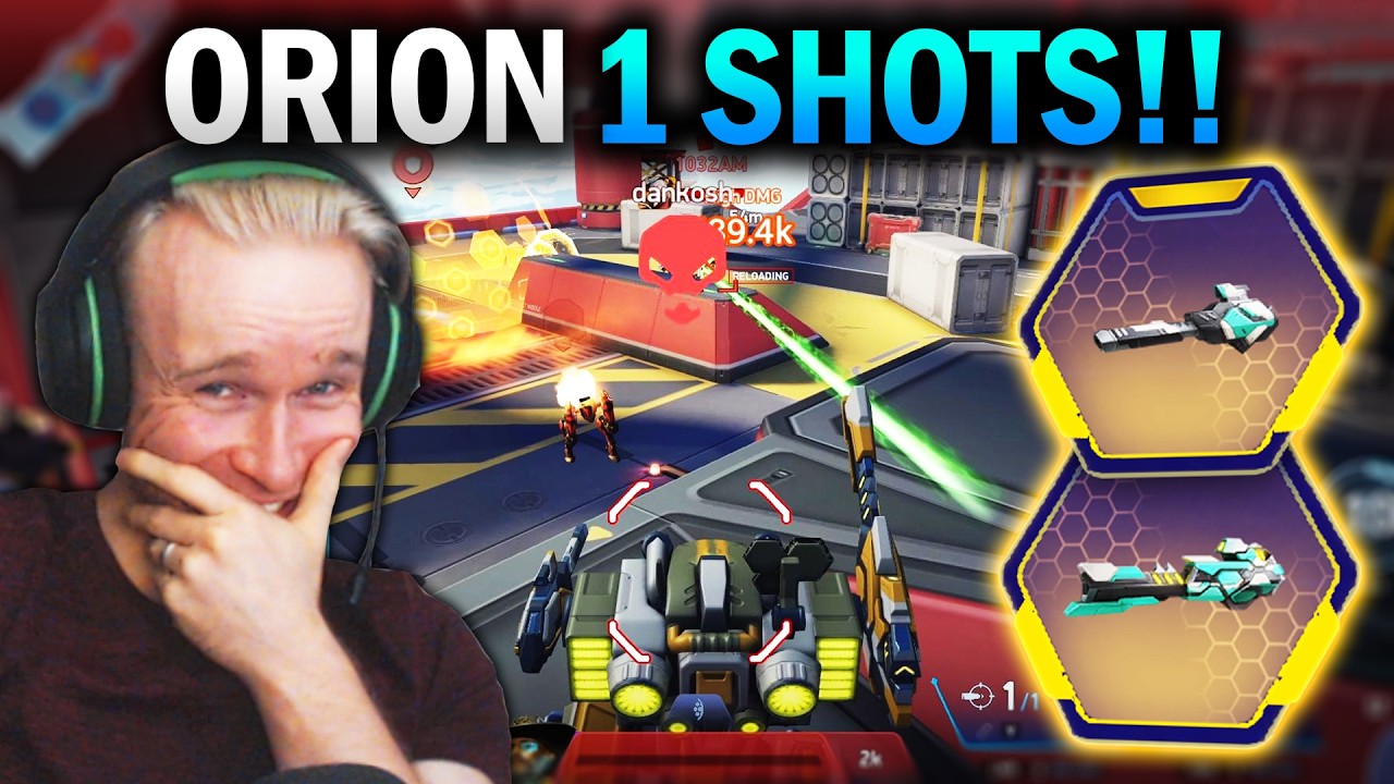 1. СТРЕЛЯЮ ВСЕМИ из ЭМ-винтовки &laquo;Орион&raquo;! &mdash; &laquo;МНЕ ОЧЕНЬ НРАВИТСЯ!&raquo; &mdash; Mech Arena