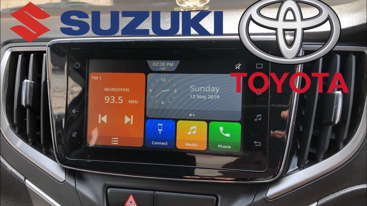 Toyota Glanza & Suzuki Nexa Baleno Infotainment System (Apple car play + Android auto)