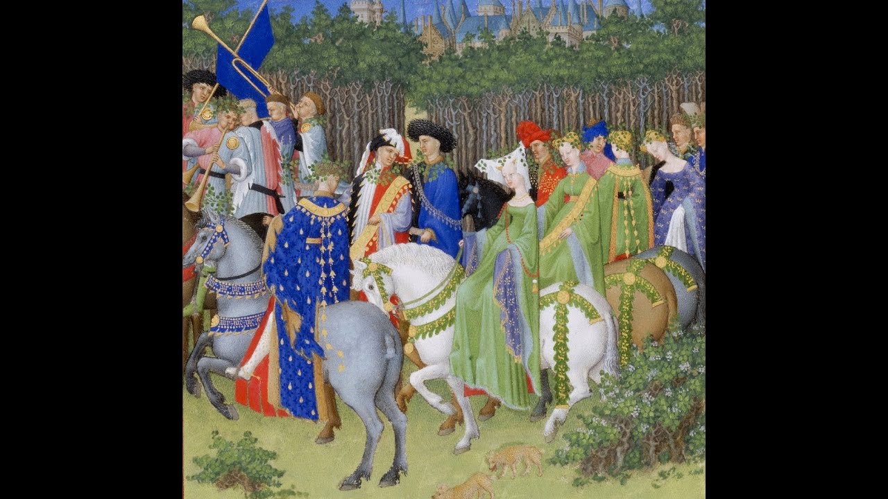 Medieval 14th century music Ecco La Primavera (Ballata)
