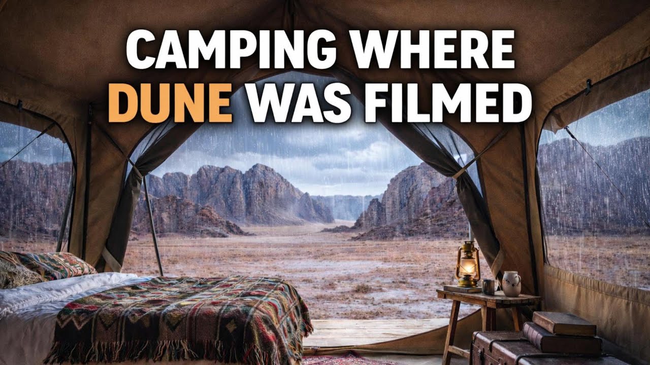 Wadi Rum Desert Rain: Cozy Camping Experience & Aesthetic Vibes