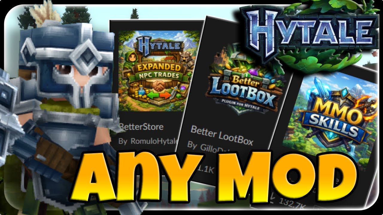 How to Install ANY MOD into Hytale EASIEST MODDING EVER
