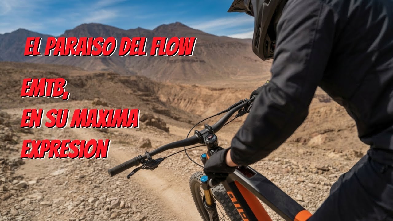 Bajada épica por el desierto a toda velocidad