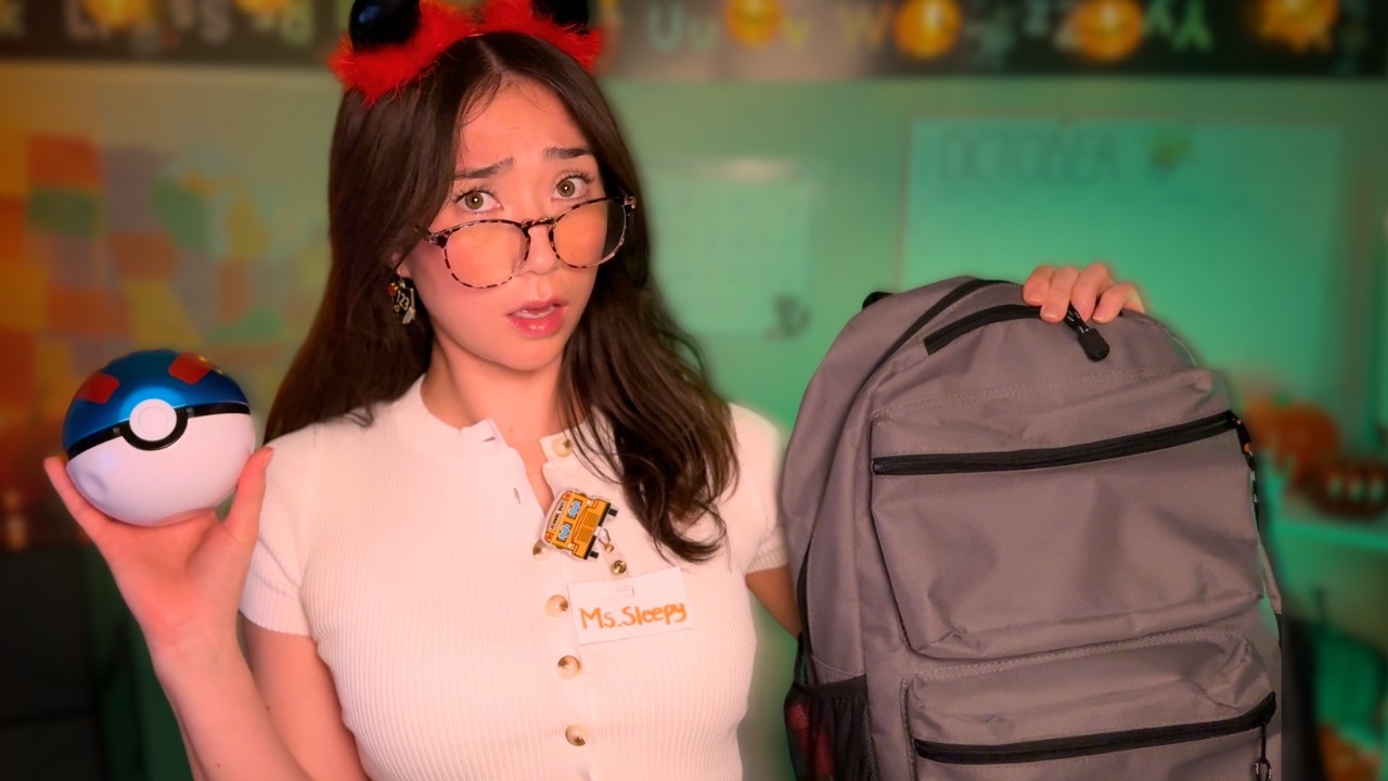 ASMR Detention Roleplay 📚✨ Teacher Goes Through Your Backpack (personal attention, whispered)