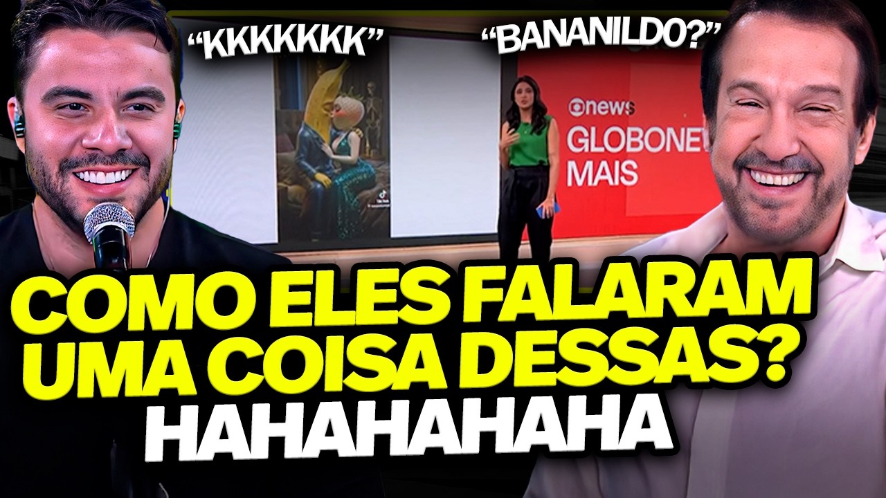 VAMOS RIR! GLOBONEWS PASSA VERGONHA AO VIVO E ELENCO DO P&Acirc;NICO FICA SEM PALAVRAS