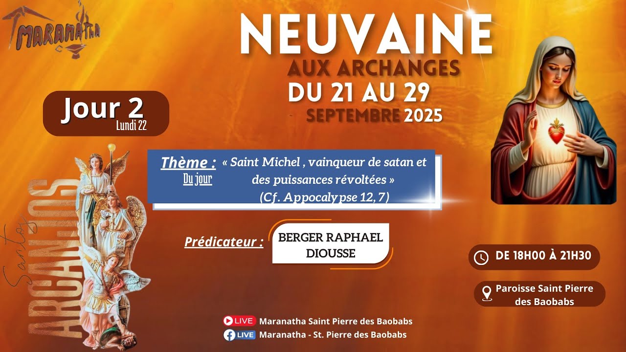 NEUVAINE AUX ARCHANGES - JOUR 2- 2025