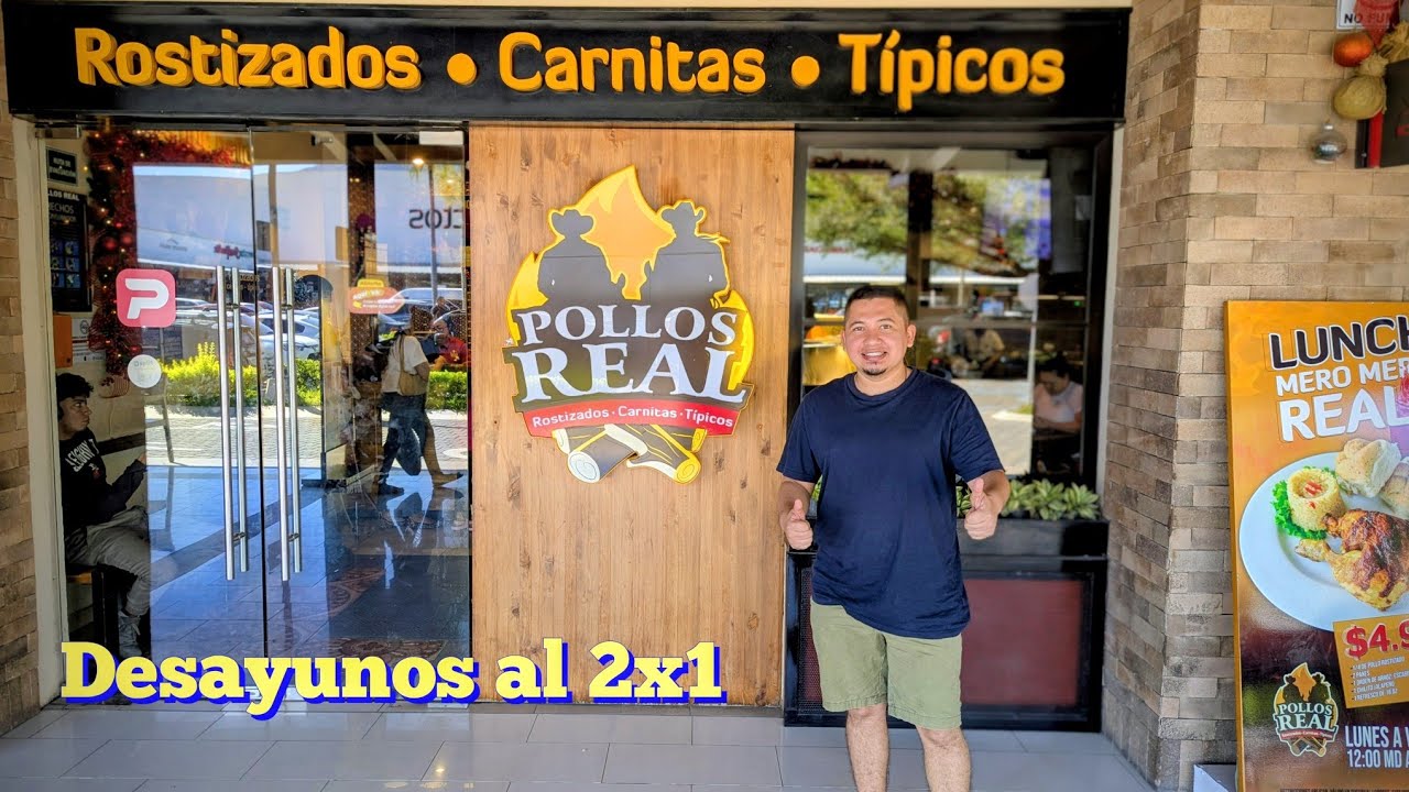 DESAYUNOS AL 2x1 😱Nos Fuimos a Pollos Real El Salvador 🇸🇻😋