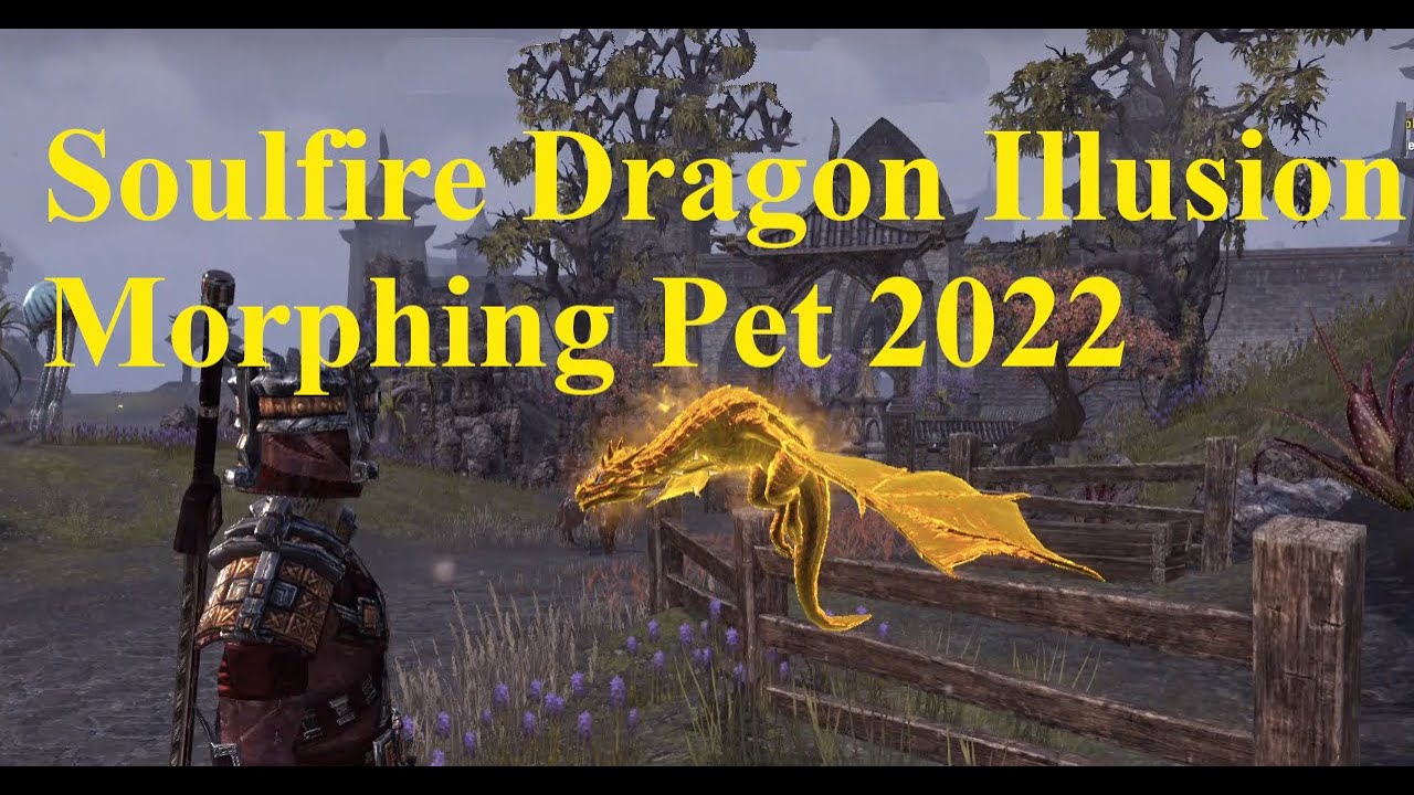 ESO Soulfire Dragon Illusion Morphing Pet Coming in 2022