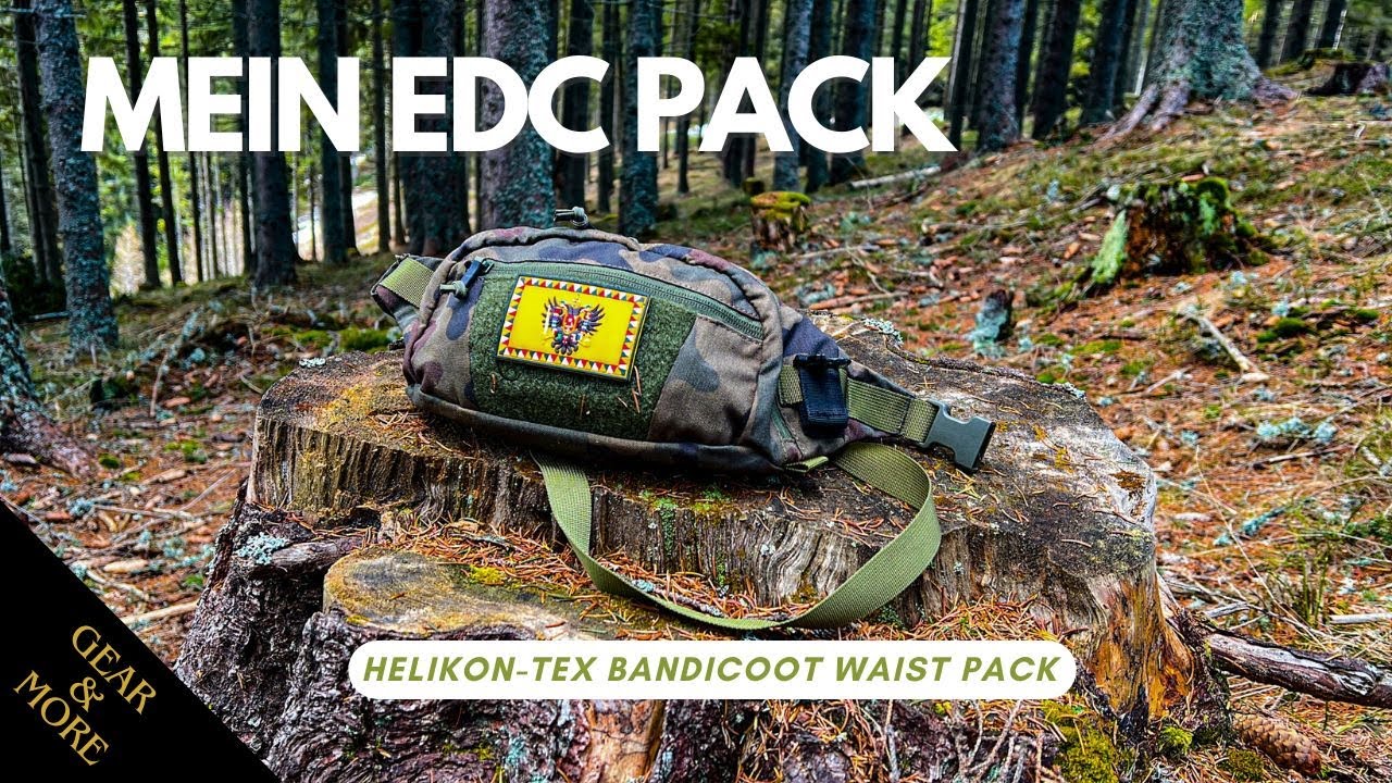 Meine EDC-Pack | Helikon-Tex Bandicoot Waist Pack | Gear & More | Bushcraft Österreich