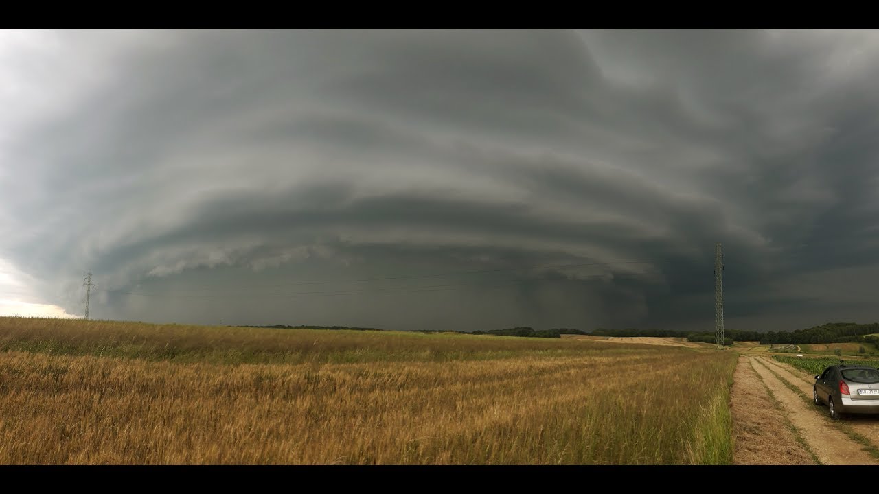 Gwałtowna nawałnica Marklowice - 7.07.2017 #1 Łowy