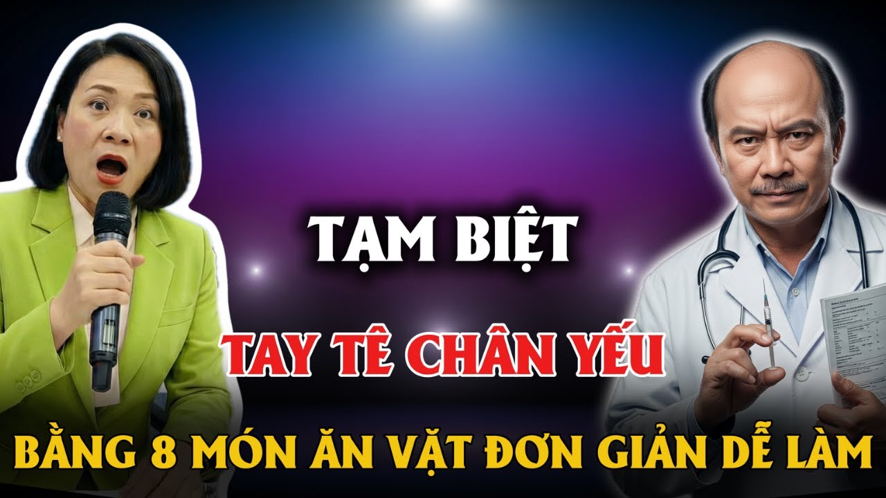 TẠM BIỆT TAY TÊ CHÂN YẾU BẰNG 8 MÓN ĂN VẶT ĐƠN GIẢN DỄ LÀM