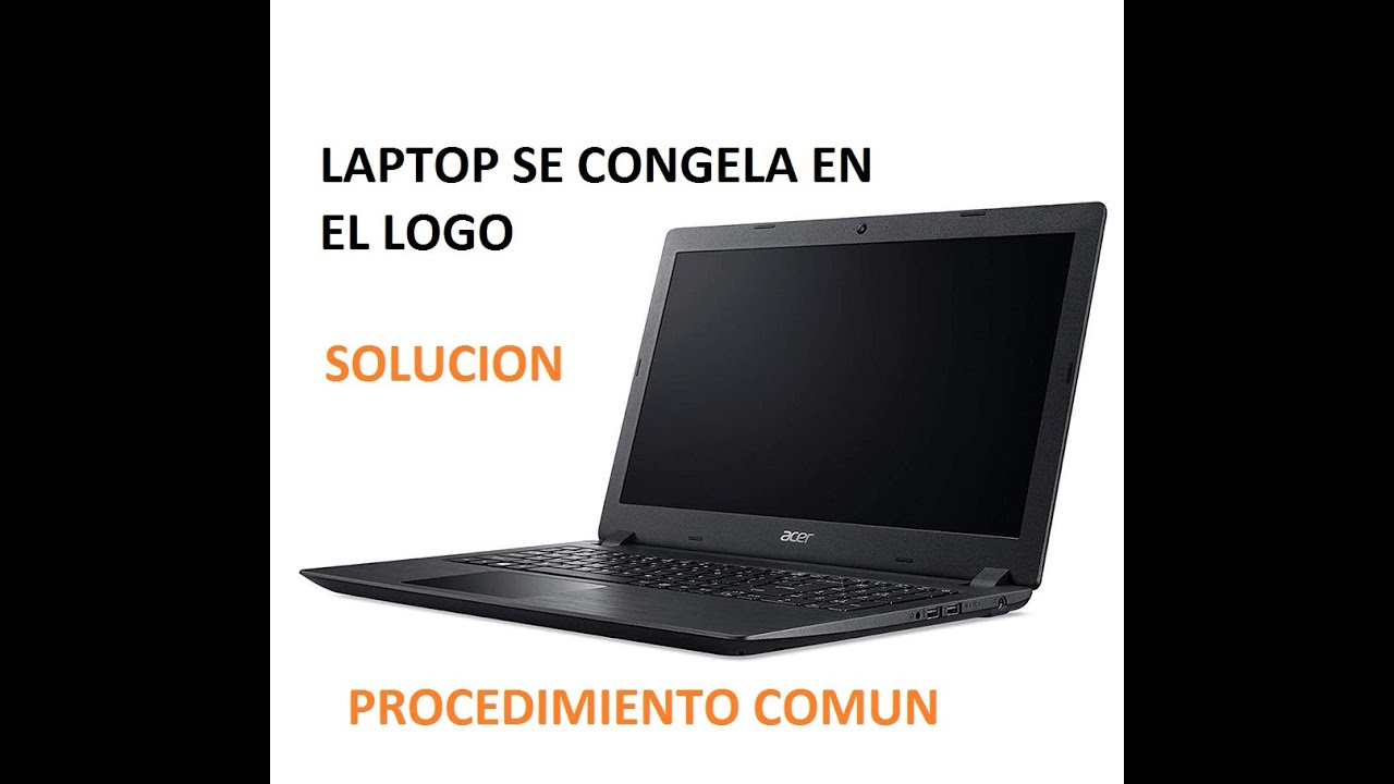 Laptop queda congelado logo-procedimiento comun