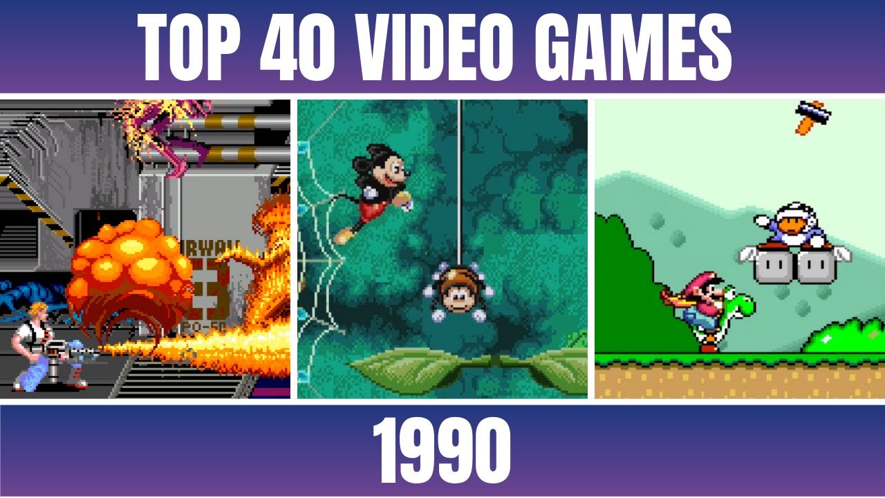 Top 40 Video Games From 1990 (Ranked Worst to Best)