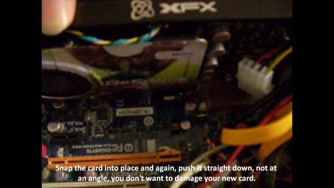 How to upgrade/install a new Graphics Card in a few minutes