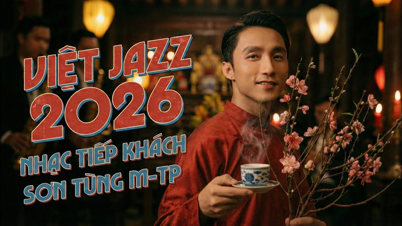 Nhạc Jazz Ăn Bánh Thưởng Trà 2026 | 4 Tiếng Ăn Bánh Thưởng Trà Cùng Sơn Tùng M-TP | Jazz Xuân Chill