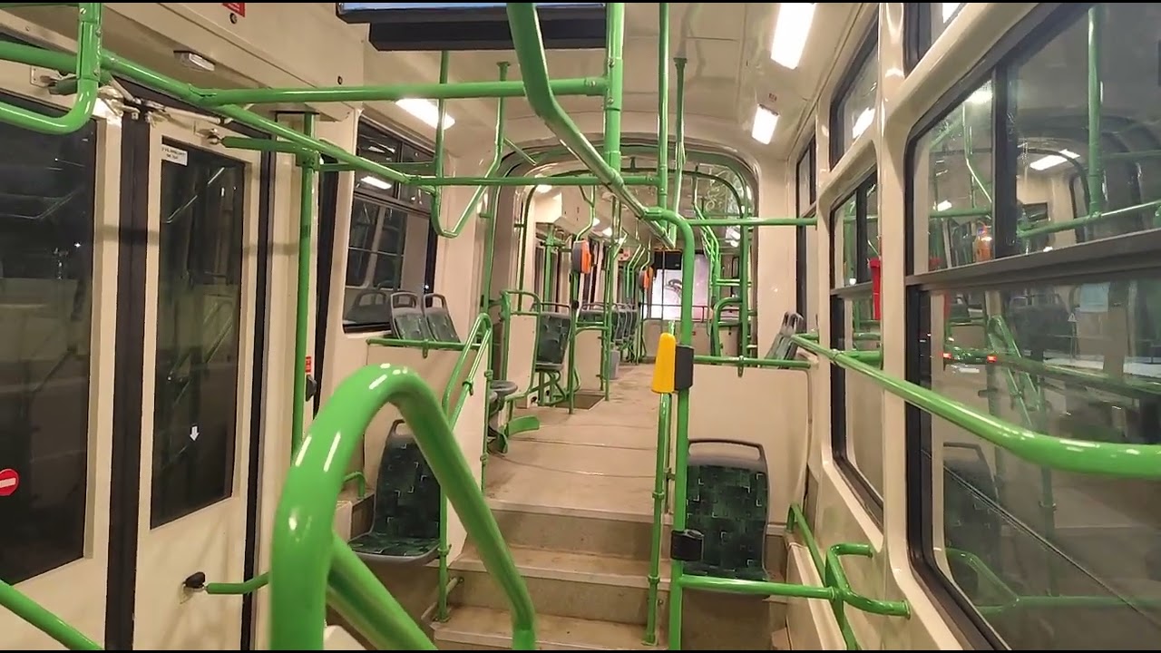 Călătorie cu noul tramvai V3A-2010-CA 340 pe linia 10 între Romprim si Șoseaua Vitan Bârzești 