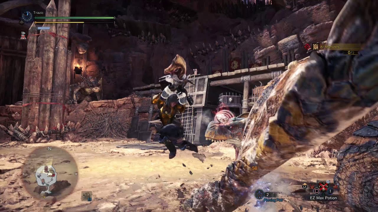 【MHW:IB PC】Tigrex & Brute Tigrex 06'34