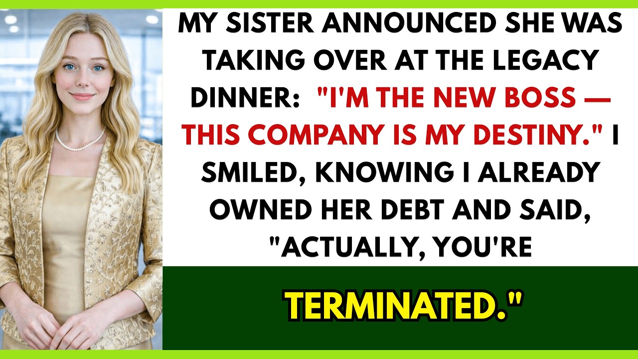 My Sister Announced She Was Taking Over the Family Business—I Already Owned It And Said 