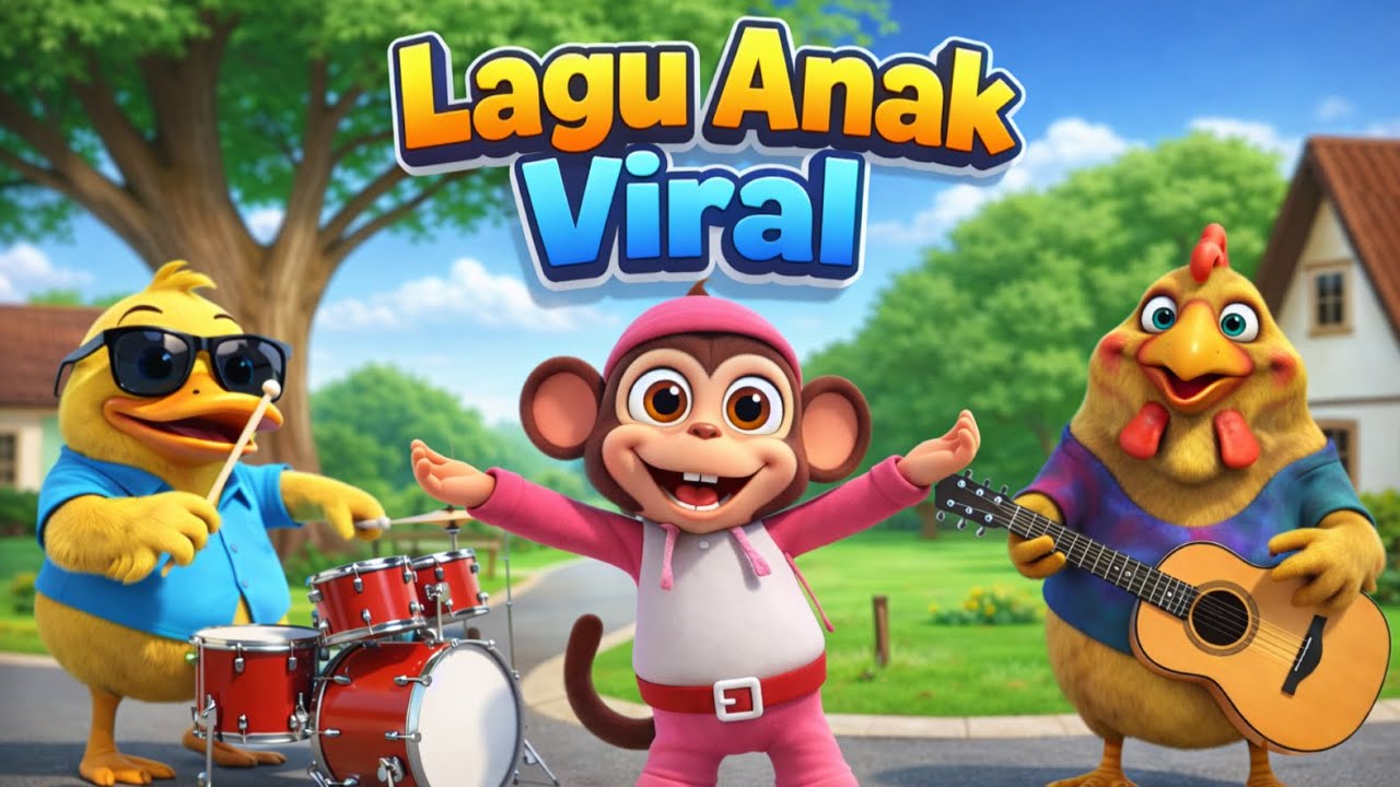 LAGU ANAK - ANAK | CICAK DI DINDING | KALAU KAU SUKA HATI | KEPALA PUNDAK LUTUT KAKI DAN LAINNYA