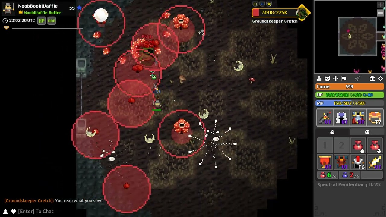 (rotmg testing) Spectral Penitentiary Solo Warrior (11:45)